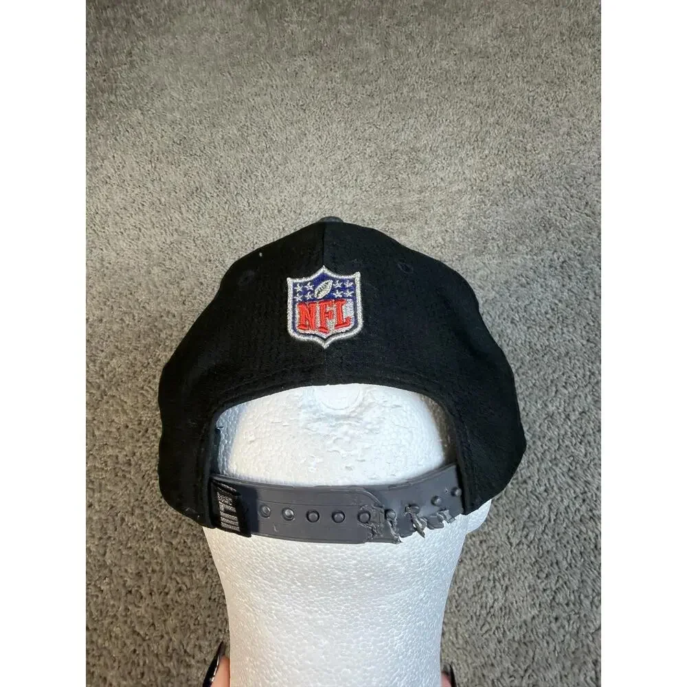 New England Patriots Hat Cap Snap Back Mens One Size Black New Era NFL